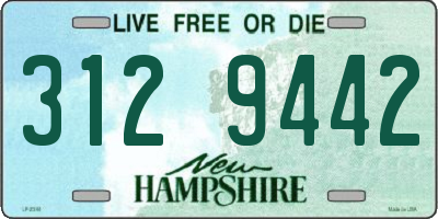 NH license plate 3129442