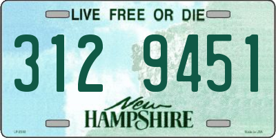 NH license plate 3129451