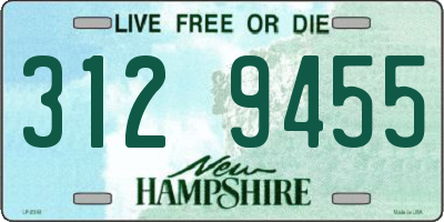NH license plate 3129455