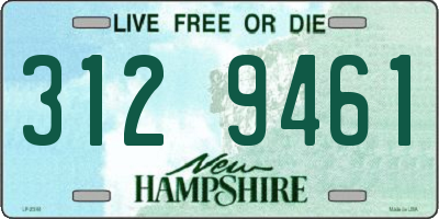 NH license plate 3129461