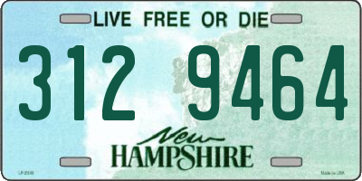 NH license plate 3129464