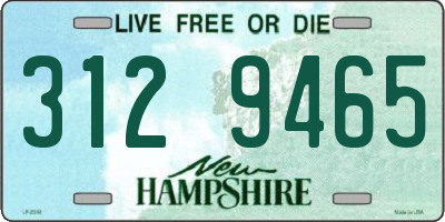 NH license plate 3129465