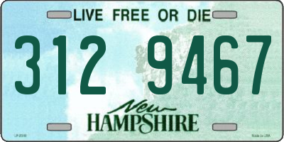 NH license plate 3129467