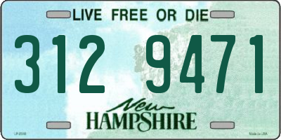 NH license plate 3129471