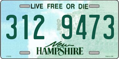 NH license plate 3129473