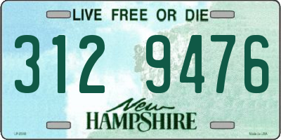 NH license plate 3129476