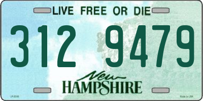 NH license plate 3129479