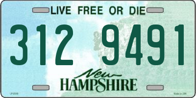 NH license plate 3129491