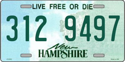 NH license plate 3129497