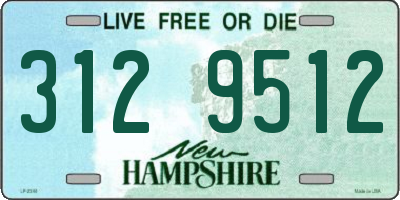 NH license plate 3129512