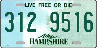 NH license plate 3129516
