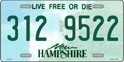 NH license plate 3129522
