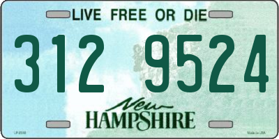 NH license plate 3129524