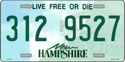 NH license plate 3129527