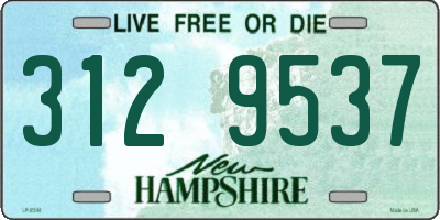 NH license plate 3129537