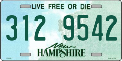NH license plate 3129542
