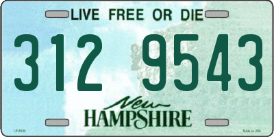 NH license plate 3129543