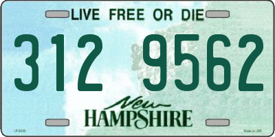 NH license plate 3129562