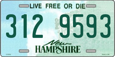 NH license plate 3129593