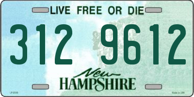 NH license plate 3129612