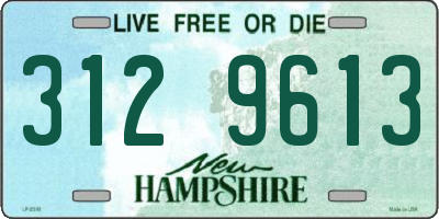 NH license plate 3129613