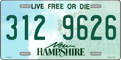 NH license plate 3129626