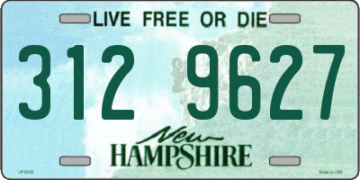 NH license plate 3129627