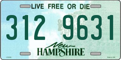 NH license plate 3129631