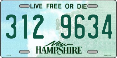 NH license plate 3129634
