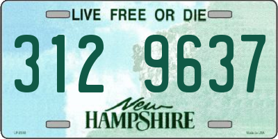 NH license plate 3129637