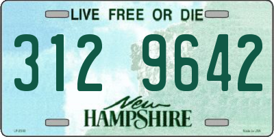 NH license plate 3129642