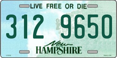 NH license plate 3129650