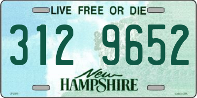 NH license plate 3129652