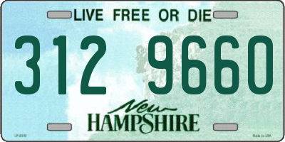 NH license plate 3129660