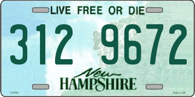 NH license plate 3129672