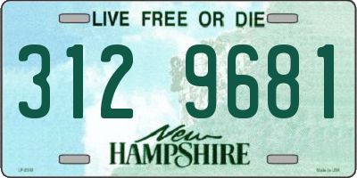 NH license plate 3129681