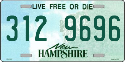 NH license plate 3129696