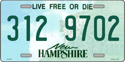 NH license plate 3129702