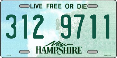 NH license plate 3129711