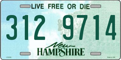 NH license plate 3129714