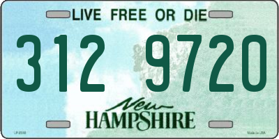 NH license plate 3129720