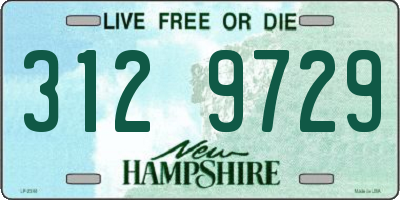 NH license plate 3129729