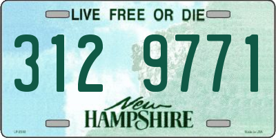 NH license plate 3129771