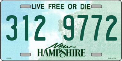 NH license plate 3129772