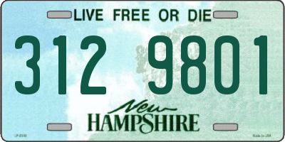 NH license plate 3129801
