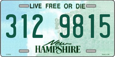 NH license plate 3129815