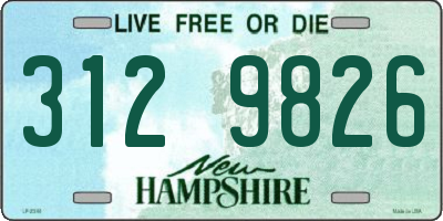 NH license plate 3129826