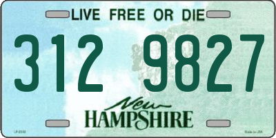 NH license plate 3129827