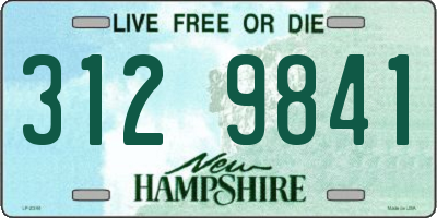 NH license plate 3129841