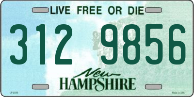 NH license plate 3129856